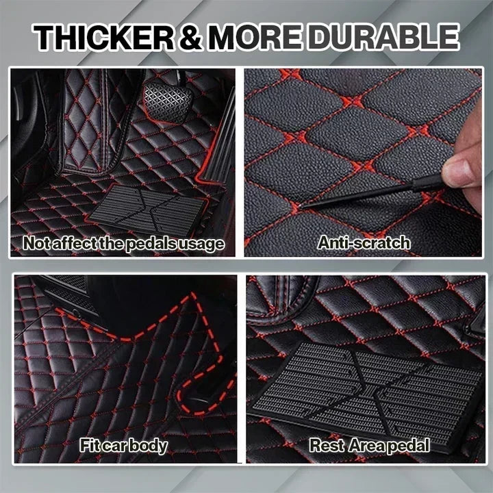 Elvie 2025 Waterproof Non-slip Universal Fit Customized Floor Mats for Cars, SUVs, and Trucks